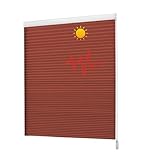 RONGJJ Plissee Wabenplissee,Windabweisend Konstante Temperatur Formaldehyd Frei Wohnzimmer, Anpassbar (Color : Brown, Size : 80x180cm), Brown, 70x130cm