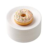 Pakomat Pappteller 15cm 100 Stück, Einweg-Teller, Dessertteller rund, stabile Pappteller, Partygeschirr, umweltfreundlich, Pappteller, biologisch abbaubar