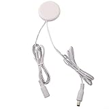 Partition Touch Sensor 12V 24V Dimmer Schalter für Schrankbeleuchtung Hand Sweep Control Induktionsschalter Geeignet für mehrere Materialien (DC Kopf Weiß)