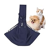 Umhängetasche für Hunde, große Tragetasche für Haustiere | Tasche für Welpen und Kätzchen von kleiner und mittlerer Größe für Reisen im Freien, Spaziergänge und Einkaufen
