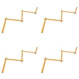 Uikdjgu 4X Portable Tischler Zollstock 100Cm