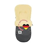 Odenwälder Kinderwagen Lammfell-Fusssack Winter Baby | Baby Fußsack Kinderwagen Winter | Fußsack Buggy, Kinder Winterfußsack (180)