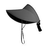 HUAJINGKEJI Atmungsaktiver, übergroßer Sonnenhut, verstaubar, mit verstellbarem Nackenband, für Damen, Sport, Laufen, Wandern, Radfahren, Outdoor