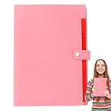 dzqad Aktenmappe, Rechnungsorganizer, Tragbar Multifunktional A4 Aufbewahrung Mit Farbigen Etiketten Und 7 Fächern Für Dokumente Schule Geschäft Rechnungen Belege