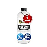 MRM Chemicals - Isopropanol 99,9% IPA 1 x 1L – Isopropylalkohol Reinigungsalkohol für Elektronik, Glas, Auto & Werkstatt – Klebereste Entferner, fettlösend & rückstandsfrei