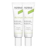 Noreva Exfoliac BB-Creme, getönte Pflegecreme gegen Unreinheiten, korrigiert & entfernt Unreinheiten, Öl-Regulator, heller Tönung, zu Akne neigende Haut, hergestellt in Frankreich, 2 x 30 ml