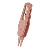 Fockety Safer Plastik -LED -Lichtkoffer Babyreinigung Pinzette Nasen Navelohrreiniger Entferner für die Säuglingspflege