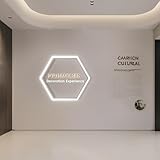 DIKHEE Garagenlampe LED für Autos, 48W 6500 K, Verformbare LED Werkstatt Deckenleuchte Tageslichtweiß, sechseckiges LED-Licht für Autopflege, Autowaschraum, LED-Garagen-Deckenleuchte,Weiß（1 Pack）