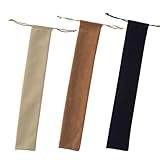 LAKJUOZ 3 Stück Flötentasche Bag for Soprano Recorder, Recorder, Flute Bag, Soprano Recorder, Velvet Bag, Flute Case Pocket, Ideal for Flutes, Clarinets, Drumsticks, Harmonicas, Pumpkin (36 X 6 cm)