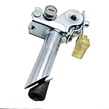 Gdfnmogo Elektrisches Fahrradsattelschloss für E-Bike – faltbare Sattelstütze mit Anti-Diebstahl-Flip-Rohr und verstellbarem Gummi-Pad, verzinkte Stahlkonstruktion (B)