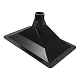 PAMINGONO Rechteckiges Lautsprecherhorn aus Kunststoff mit Innengewinde Dj Hochtöner Ersatz Wetterfest für Innen und Außenbereich 26mm Hals Konferenzraum und Bühnenzubehör