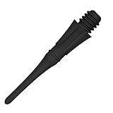 CyeeLife Professionelle Dartpfeil-Spitzen 50 Stück 2BA,Schwarz (CL04 Stil)