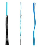 WALDHAUSEN Longierpeitsche, einteilig, 180 cm, azurblau