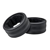 Set mit schwarzen Ringen, auslaufsicher, aus Stahl und Plüsch, 2-teilig, zum mühelosen und stilvollen Servieren von Wein
