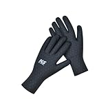 NEO-SPLASH Neopren Tauchhandschuhe, 3mm Warme Tauchhandschuhe, Flexibel Schwimmhandschuhe mit Anti-Rutsch Partikeln Erwachsene (schwarz, XL-XXL)