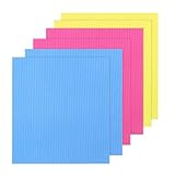 EQLEF Schweden geschirrtücher, 6pcs schwammtücher waschbar Absorbierend schwammtuch küche Umweltfreundlich schwedisches geschirrtuch spüllappen waschbar für Küche und Haushalt