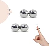 YILUQIFLY Nicht Piercing Magnetische Nippelklemmen Stimulator Anfänger Brustklemmen Magnetische Kugeln Nippelclips Brust Nippelklemmen Frauen Geschenk für Mann Erotische Flirt SM Spiele (2-Paar)