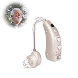 JYYRC Digitales Soundgerät für Senioren, seniorenfreundlich, 4 einstellbaren Modi, 16-Kanal-Chip, einfach zu bedienen (1, Matte Gold)