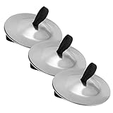 OSOLADY 6 Stück Teiliges Fingerzimbel Hochwertigem Eisen mit Elastischem Band Leichte Bauchtanz musikinstrumente für Tänzer Langlebige Percussion Cymbals für Tanzpartys und