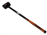 Extra Grosser Abbruch-Hämmer 8000 g Hammer 8 Kg XL Vorschlaghammer 96 cm Lang Fiberglas Stiel mit Glasfaser-Kern DIN 1042 Antivibrationsgriff aus Elastomer Anti-Vibrationsgriff Glasfaserstiel