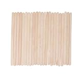 Beavorty 100 Stück Holz Wachsstäbchen zur Haarentfernung Einweg Wachsapplikatoren für Gesicht und Körper für Salon und Diy Langlebig und Hautfreundlich
