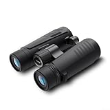 10 x 42 Fernglas mit BAK4-Objektiv und KGS-Breitband-Beschichtung für verbesserte Sicht bei Nacht und schlechten Lichtverhältnissen für Vogelbeobachtung, Wandern und Camping (10 x 42 schwarz)