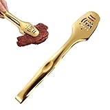 DAWCBVJQ Metall-Kochzange, Edelstahl-Pinzette – Salatzange – zum Servieren, Grillen, Braten, Nudeln, Salat, Beschichtung, Kuchen, Grillen, Brot, Buffet, Restaurant, Küche