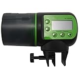 HOMEDEK Fisch Aquarium Futterautomat Fisch Aquarium Fisch Tank Feeder Timer Futter Spender für Haustiere LCD Display