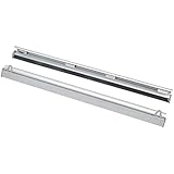 Ejoyous Aluminium Posterschienen faltbar Posterhalterung Set mit 2 Hängeschienen für Messen Ausstellungen Textilbanner Werkzeuglose Montage