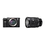 Sony Alpha 7C Spiegellose E-Mount Vollformat-Digitalkamera ILCE-7C (24,2 MP, 7,5cm (3 Zoll) Touch-Display, Echtzeit-AF) Body - schwarz + Objektiv 24-105mm f4
