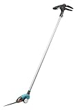 Gardena Comfort Grasschere, langstielig: Rasenschere mit Stiel, rückenschonend, 180° drehbare Schneide, antihaftbeschichtet, Komfortgriff (12100-20), Türkis, ‎127x7.5x25 cm