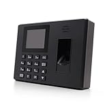 Anwesenheitsmaschine, Multifunktionale Fingerabdruck-Anwesenheitsmaschine Kunststoff-Zugangskontrolle Mitarbeiter Exit Data Recorder Finger Scannen,Büros, Fabriken, Hotels, Schulen