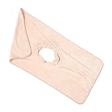 Alipis Massagebett Bezug mit Loch Wiederverwendbar und Langlebig Dicker Gesichtspolster für Spa und Kosmetiksalon Khaki Weiche Abdeckung für Massagetisch Professionelle Schönheitspflege