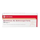 Diclofenac AL Schmerzgel forte 20 mg/g Schmerzgel, 180g, bei akuten Prellungen, Zerrungen & Verstauchungen Zur kurzzeitigen lokalen Behandlung von leichten bis mäßig starken Schmerzen