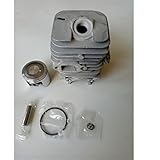 HUVNEXA 39-mm-Zylinderkolben-Kolbenringsatz, for Echo, Kettensäge CS350 CS-350WES CS-350T CS350TES CS-351 Kettensägenersatz Nadellagersatz für Kettensägen