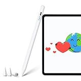 Stift für iPad (2018-2024) mit Hohe Präzision, Schnellladefunktion, Kompatibel mit iPad Pro 13''/12,9''/11'', iPad 10/9/8/7/6, iPad Mini 7/6/5, iPad Air 5/4/3, iPad Pro M4, iPad Air M2