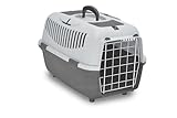 Nomade Lux 3 Hundebox - Transportbox für kleine Hunde und Katzen - 60 x 40 x 38 cm - Kann bis zu 12 kg tragen. Robustes Polypropylen. Türen aus Metal