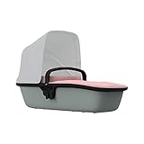 Quinny Lux Kinderwagenaufsatz, passend für Buggy Zapp Flex und Zapp Flex Plus, ultraleichte Babywanne, robust und atmungsaktiv, innovatives Design, nutzbar ab der Geburt bis 6 Monate, blush on grey