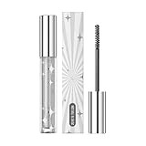 Gdnhovfnxe Shimmer Mascara, Splitter-Mascara für Wimpern, Wimpernverlängerungs-Mascara mit Glitzer, Verlängernde Volumen-Mascara für üppige Wimpern und Brauen