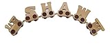 Personalized Wooden Train Alphabet Letter 4 letters Name by toys.funworld