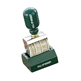 Roller-Datumsstempel, klein, Datumsstempel, kompakt, Vintage-Tint, Tag, Monat, Jahr, Retro, für Planer, Tagebuch, Scrapbooking, Zubehör, grüner Griff