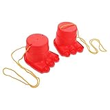KICHOUSE 2Stücke Kreative Fußstelzen Für Interaktives Spring Für Outdoor Aktivitäten Fördert Körpertraining Und Bewegungskoordination Rote Stelzen Für Jungen