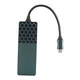 Tomantery 7 in 1 Hub Typ C, Schnelle Gebühr für Schnelle Ladegetriebe -Speicherkarten -Kartentyp C für OS X für den Haushalt