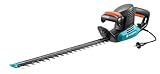 Gardena Elektro-Heckenschere EasyCut 450/50: Elektrische Heckenschere mit 450 W Motorleistung, 50 cm Messerlänge, 18 mm Messeröffnung, ergonomischer Griff und Anschlagschutz (9831-20)