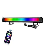 RGB LED Strahler, 36W Wallwasher Licht, LED Bar Lichteffekte IP67 Wasserdicht mit APP Kontrolle Partylicht für DJ Disco Karneval Aussen Innen Bühnenbeleuchtung. [Energieklasse A+]