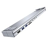 Laptop-Ständer aus Aluminiumlegierung, USB-C-Hub, Laptop-Dockingstation, verstellbare Wärme, HDMI-Ständer, Ableitung, SD-Erweiterungsdock, TF-Karte