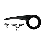 QSTDGVPW Fahrradkettenschutz Cover Roadbike Zubehör Leichter Muschelersatz für Radfahren Fahrrad Naben- oder Kettenschaltung, 32T - 38T Schwarz
