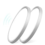 2 Stück Deckenleuchte mit Bewegungsmelder, 18W 1800LM LED Lampe mit Radar Bewegungssensor Innen, IP44 Runde Deckenlampe Ultraflach 4000K Neutralweiß Lampe für Flur Treppe Keller Balkon Lager, φ23CM