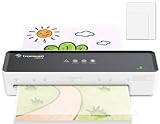 Bonsaii Laminiergerät A4, ABS-Funktion, Geeignet für A4-Dokumente, Büro und Zuhause, 80-100 Micron, Enthält 10 A5/A6 Laminierfolien, L421-A