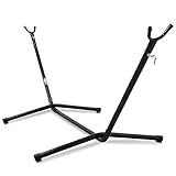your GEAR Hängemattengestell bis 350 kg - wetterfest, robust und sicher - Ideal für Hängematten 260-350 cm, pulverbeschichtetes Metall, einfach aufzubauen